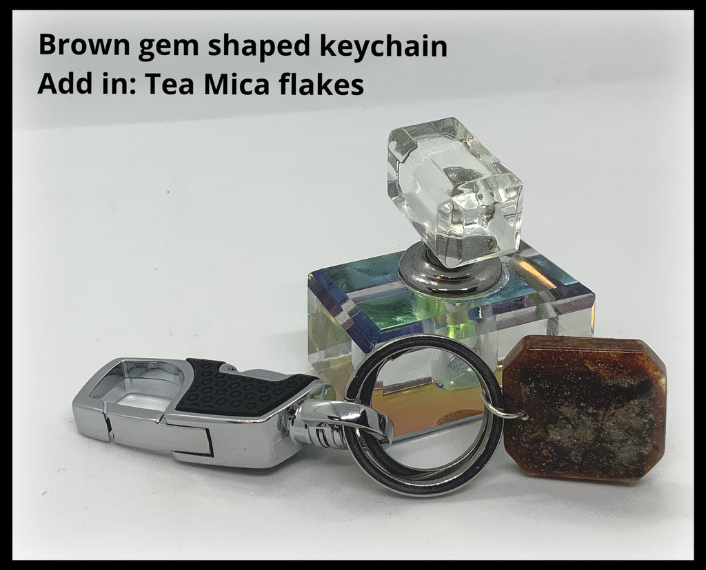 KeyChain with Resin Cremains