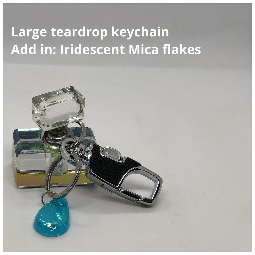 KeyChain with Resin Cremains