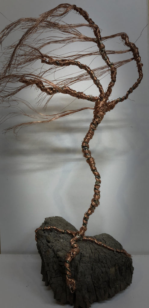 Copper Tree with Planted Cremains