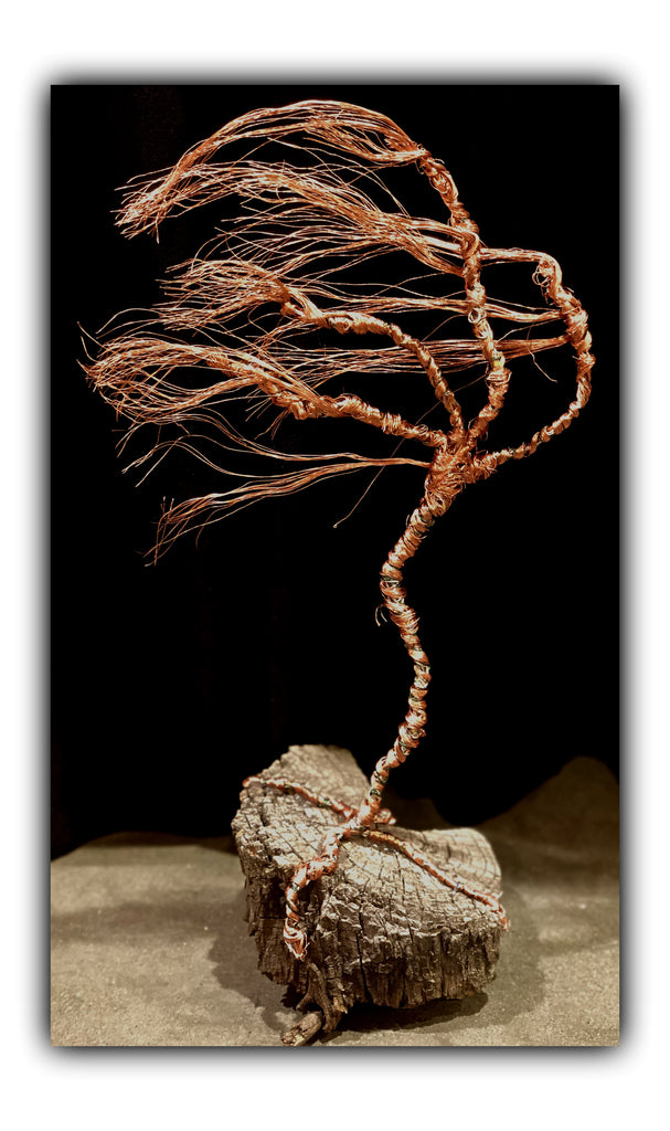 Copper Tree with Planted Cremains